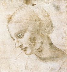 da Vinci, study of the Madonna, c. 1484